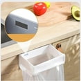 thumbnail image 4 of Rvkxad Wall-Mounted Folding Trash Rack, Magnetic Garbage Bag Holder for Cabinet Door, Trash Organizer Storage Rack Holder, 4 of 5