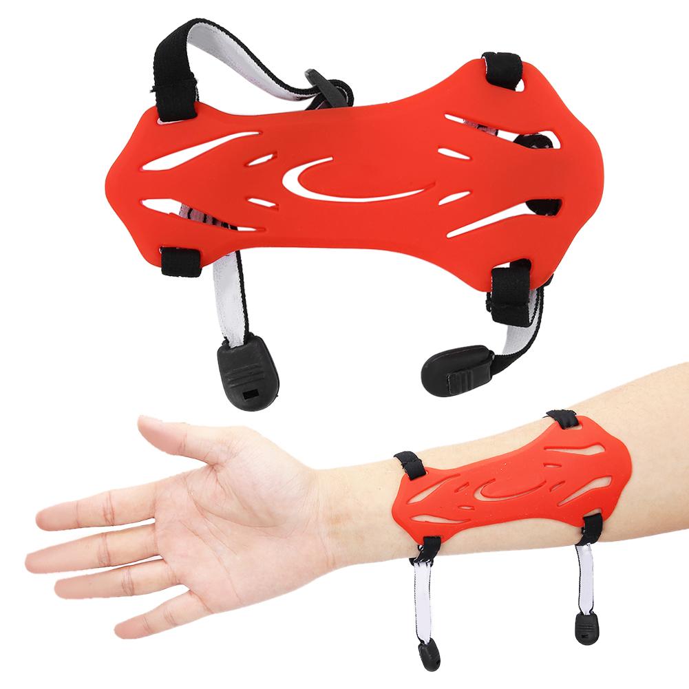 Tebru Arm Guard,1pcs Adjustable Soft Rubber Arm Guard Archery