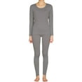 thumbnail image 1 of LAVRA Womens Microfiber Long Johns Thermal Underwear Two Piece Set -Medium-Gray, 1 of 2