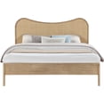 thumbnail image 3 of Meridian Furniture Windsor Solid Wood And Natural Cane Full Bed, 3 of 12