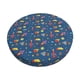 thumbnail image 1 of Balery Cosmos Rockets Fundas de asiento para taburete de bar redondo de tela de terciopelo ajustables que protegen de arañazos y manchas para sillas de 14 a 17 pulgadas.-12 inch, 1 of 7