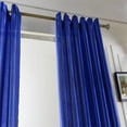 thumbnail image 4 of GUOOL Rod Pocket Satin Window Curtains Blackout Shade Curtains 200x250cm Blue, 4 of 9