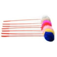 thumbnail image 1 of Cheers Interactive Kitten Play Faux Rabbit Fur Fluffy Ball Pet Cat Teaser Wand Fun Toy, 1 of 2