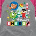 thumbnail image 3 of Disney - Positive Energy - Toddler & Youth Girls Raglan Graphic T-Shirt, 3 of 4