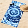 thumbnail image 4 of GFHFHITJ Beach Towel Oversized, 55×28" Microfiber Lightweight Beach Towel, Large Sand Free Quick Dry Absorbent Pool Towel for Travel Swim Pool Yoga Gym, 4 of 6