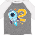 thumbnail image 4 of Inktastic Rocket Space ship Happy Second Birthday Boys or Girls Long Sleeve Baby Bodysuit, 4 of 5