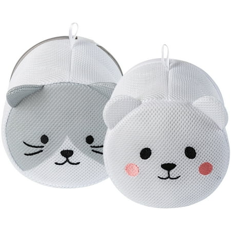 

2pcs Laundry Bags Mesh Laundry Bags Cartoon Underwear Bra Washing Bags