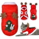 thumbnail image 2 of Ropa navideña para mascotas (árbol verde pegajoso) astas de franela de dos patas con capucha XXL*1, 2 of 5