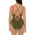 thumbnail image 4 of Skinny Dippers CLOVER Jelly Beans Lace-up One-Piece Swimsuit, US Small, 4 of 4