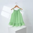 thumbnail image 1 of Économies d'Été! Robe d'Été pour Enfants, Robes Décontractées pour Filles en Liquidation, Robe Sans Manches à Carreaux à la Mode pour Enfants, Robe Décontractée et Confortable à Col Rond, 1 of 3