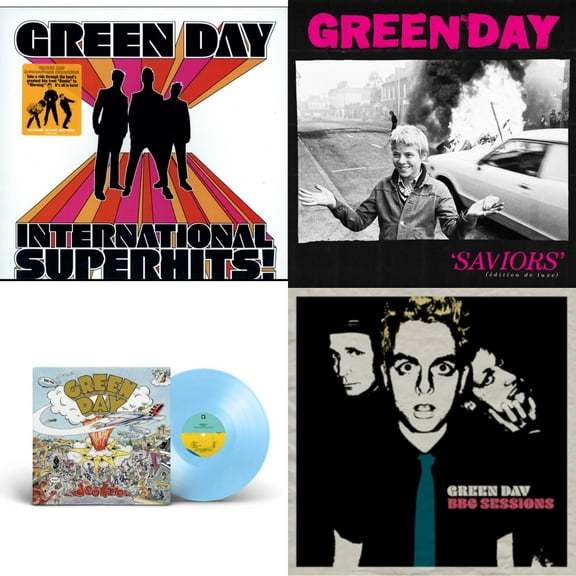 International Superhits & Saviors (Edition De Luxe/2LP/Hot Pink W/ White Splatter Vinyl) & Dookie (X) (Baby Blue LP Vinyl) & Bbc Sessions (X) (2LP/Milky Clear Vinyl) (I)
