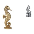 thumbnail image 1 of Figura de resina de mesa, estatua dorada, adorno decorativo para oficina, dormitorio, sala de estar, armario, chimenea, colección budista Feng Shui, r, 1 of 8