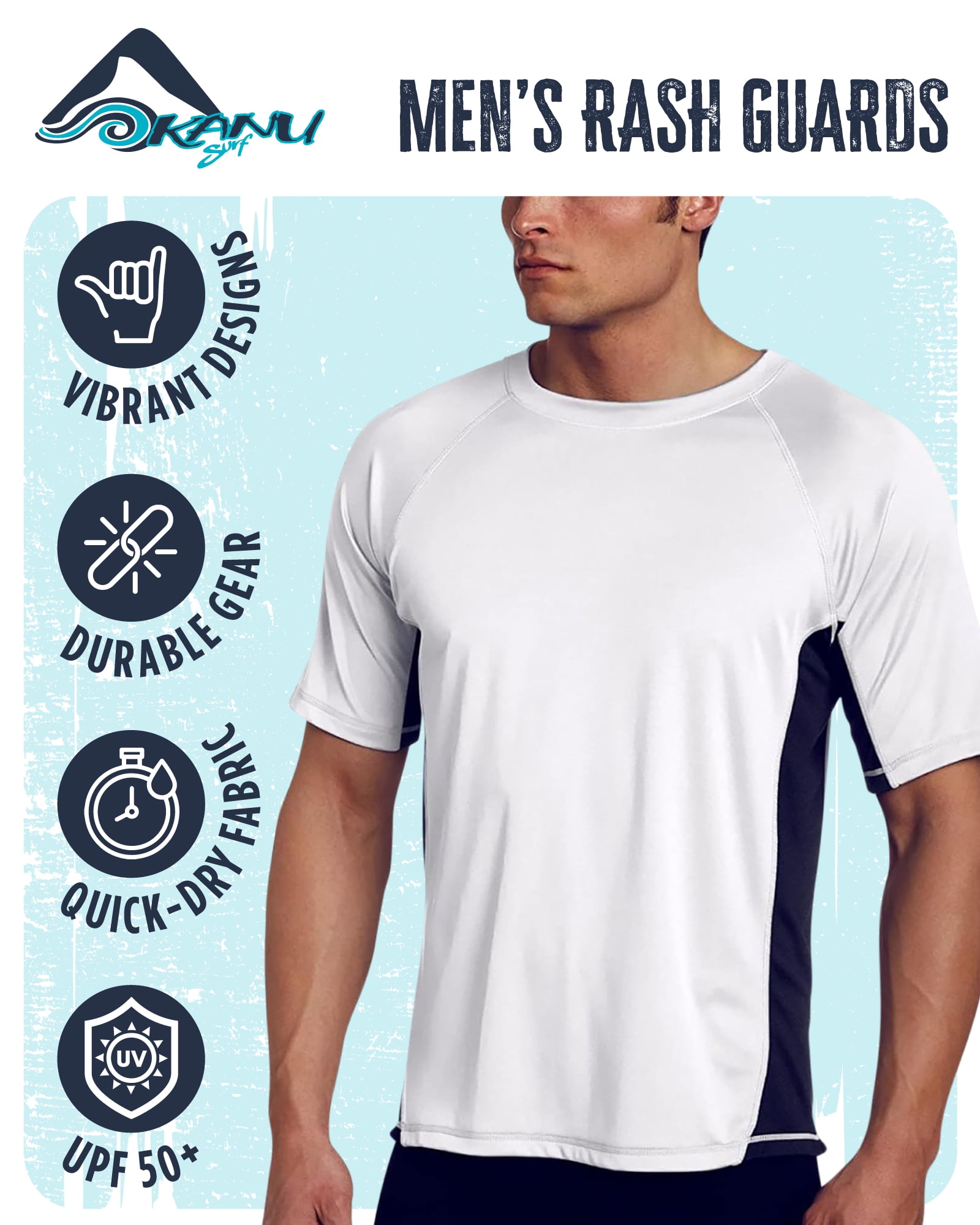 Kanu Surf Jungen Rashguard – Langärmlig, Mit UV-Schutz 50+, Schnell Trocknend, Für Strand & Schwimmbad