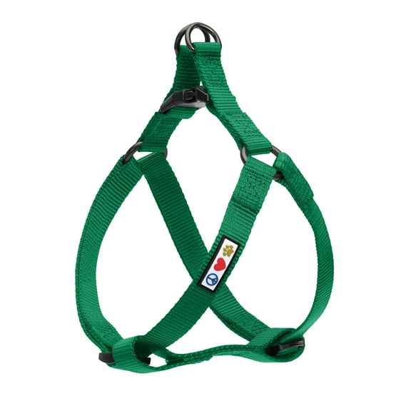 Pawtitas Dog Harness - Lush Green - (S) Small Step in Dog Harness Training & Walking