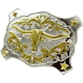 thumbnail image 2 of Moranse Religion Cross Cowboy Kneeling Prayer And Horse Design Belt Buckles, 2 of 5