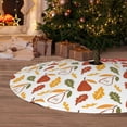 thumbnail image 6 of Pofeuu Autumn Pears Print Christmas Tree Skirt, Merry Christmas Skirt Xmas Tree Ornaments for Xmas Holiday Party Decorations-30", 6 of 7