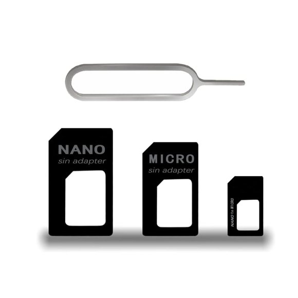 Kit adaptador de tarjeta SIM FENMORE 3 en 1 con pin expulsor