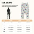 thumbnail image 4 of Lsque Bulldog Print Women's Pajama Pants, Lounge Pant - Comfortable Home Wear,Elastic Waistband, Stylish Design-Large, 4 of 9