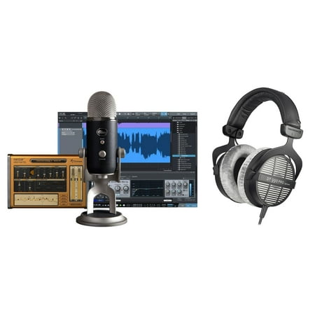 Blue Yeti Pro Studio Podcasting Microphone+Beyerdynamic DT-990 Headphones