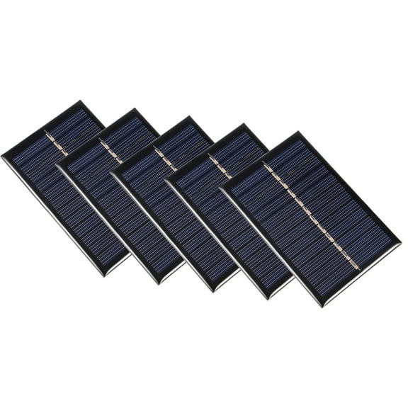 0.6W 6V Small Solar Panel Module DIY Polysilicon for Toys Charger 5Pcs