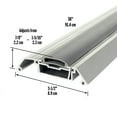 thumbnail image 3 of M-D Building Products 08664 3-1/2 in. x 3/4 in. x 36 in. Silver Adjustable Aluminum Low-profile Threshold with Vinyl Seal, 3 of 5