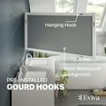 thumbnail image 6 of Eviva New York Bathroom Vanity Mirror Full Frame White 60X30 Wall Mount, 6 of 7