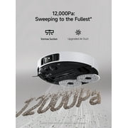 Dreame X40 Ultra Robot Vacuum, Removable & Liftable Mop, 12000Pa Suction, 158°F Mop Self Cleaning
