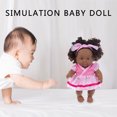 thumbnail image 1 of Muñeca Reborn Black Baby Doll con pelo rizado Vinilo Kid Play House Toy (Q8-002) Ndcxsfigh  Nuevos Originales, 1 of 8