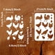 thumbnail image 2 of Plantilla de pollo para pintar, 21 x 29,7 cm, reutilizable, para dibujar gallos, de plástico, con patrón de gallina. Plantilla para manualidades con temática animal., 2 of 7