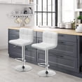 thumbnail image 3 of Taburetes de bar COSTWAY modernos giratorios Altura ajustable paquete de 2, 3 of 9
