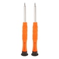 thumbnail image 1 of Juego de 2 destornilladores mini de 0.8mm con cabeza de estrella de cinco puntas, longitud de 87mm para reparaciones de pequeños electrodomésticos, naranja, 1 of 7