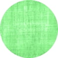 thumbnail image 1 of Ahgly Company Indoor Round Persian Emerald Green Traditional Area Rugs, 6' Round, 1 of 4
