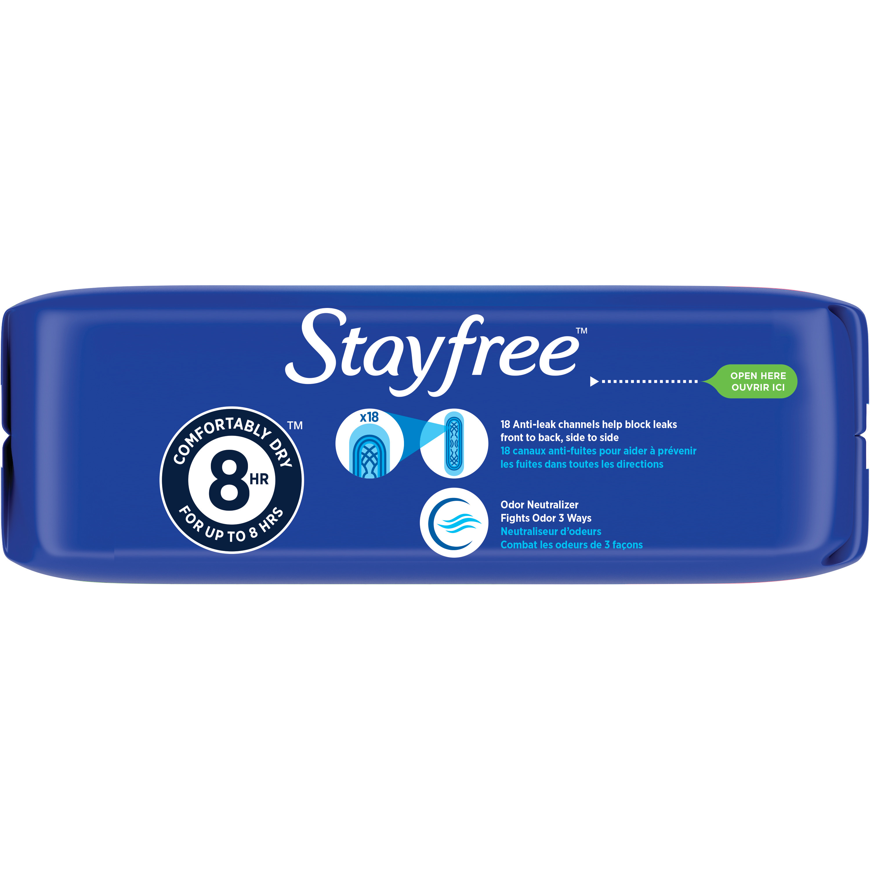 Stayfree Maxi Pads (without Wings), Unscented, Super, 48 ct - Walmart.com