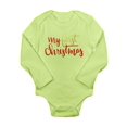 thumbnail image 1 of CafePress - My First Christmas - Long Sleeve Infant Bodysuit, 1 of 1