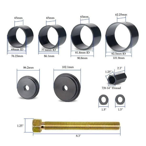 Astro Pneumatic AST 78825 Master Front Wheel Drive Bearing Adapter Kit