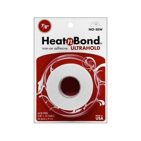 HeatnBond Ultrahold No-Sew Iron-On Adhesive Roll, 7/8