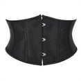 thumbnail image 1 of Ceintures Resserrées, Mode Femmes Décontracté Solide Ceinture à Nouer Sangle Sangles Body Shape Ceinture Entraîneur Fermeture Éclair, 1 of 4