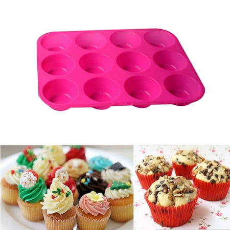 

VBVC 12 Cavity Soap Cookies Cupcake Bakeware Pan Tray Mould