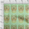 thumbnail image 1 of oneOone Cotton Poplin Fabric Leaves & Floral Artistic Print Fabric By The Yard 42 Inch Wide, 1 of 4