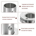thumbnail image 4 of Uxcell Stainless Steel Closet Rod Holder Set High-Leg with Cover 0.89" Dia Shower Rod Flange Socket Wardrobe Bracket, 4 of 7
