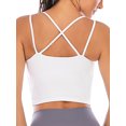 thumbnail image 6 of SHCKE Women Wirefree Tube Top Chest Pad Vest Without Steel Ring Sling Vest Medium Support Cross Back Bra, 6 of 6