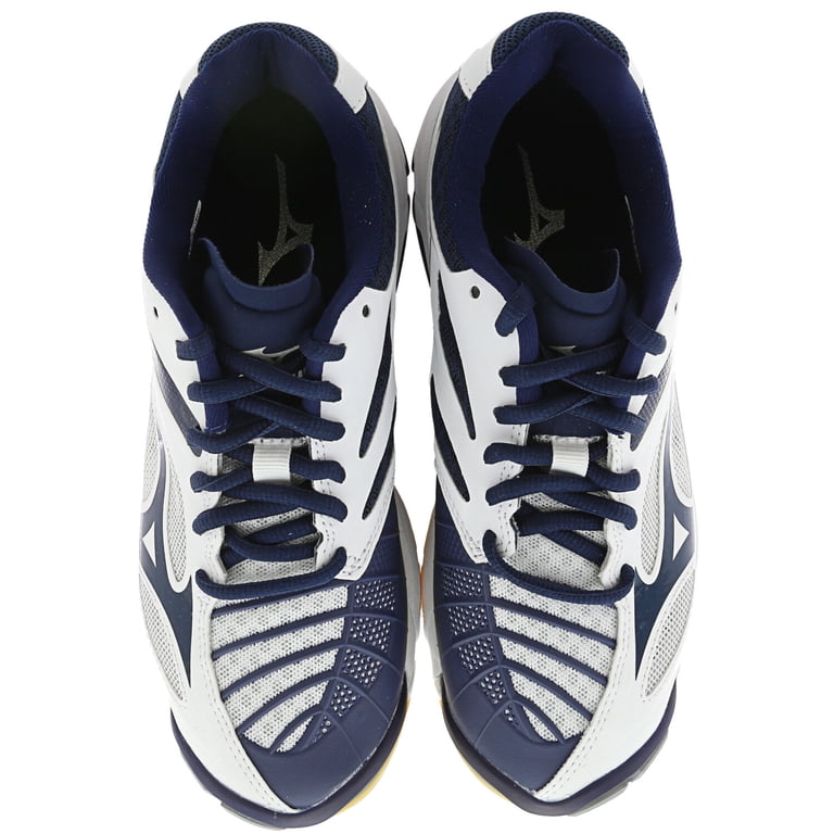 Mizuno Wave Lightning Z3 Volleyball Shoe - 6.5M - White / Navy