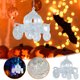 thumbnail image 1 of Fiudx Ofertas y liquidaciones Nuevo colgante de árbol de Navidad transparente con forma de calabaza para coche, suministros de decoración navideña, 1 of 7