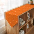 thumbnail image 4 of Orange Halloween Table Runner Linen Burlap Table Runner 70 Inches Long Starry Night Moon Shiny Dresser Scarves for Kitchen Island Coffee Dining Room Party Wedding Banquet Holiday Decoration 13"x70", 4 of 8