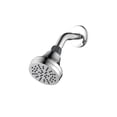thumbnail image 2 of Mainstays Single Setting Shower Head in Chrome with Rub-clean Nozzles, 2 of 8