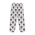 thumbnail image 3 of Lsque Pirate Puppy Print Men's Pajama Pants, Lounge Pant - Comfortable Home Wear,Elastic Waistband, Stylish Design-Small, 3 of 9