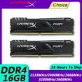 thumbnail image 1 of Fury DDR4 16GB 3600MHz 3200MHz 2666MHz 2400MHz 2133MHz DRAM CL18 CL16 1.35V DIMM 288pin 16G 2133MHz 1PCS, 1 of 5