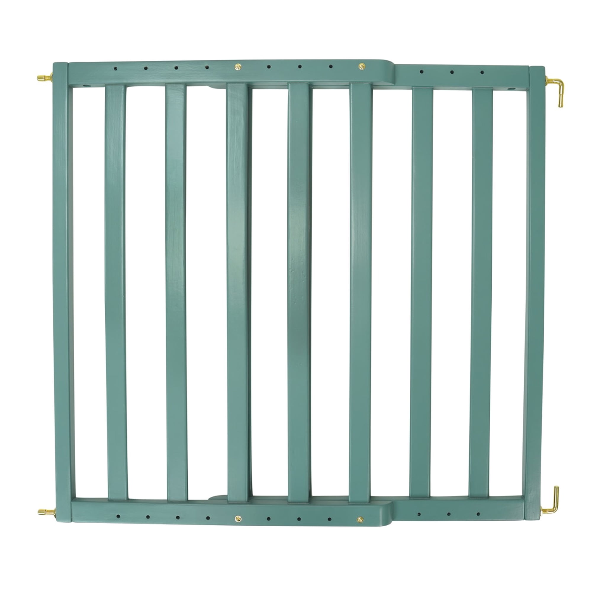 Toddleroo by North States LuxeCraft Wooden Baby Gate, Jack Pine Green