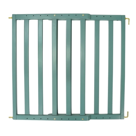 Toddleroo by North States LuxeCraft Wooden Baby Gate, Jack Pine Green