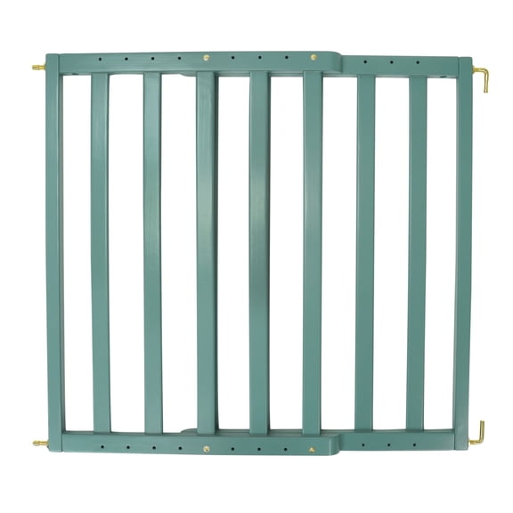 Toddleroo by North States LuxeCraft Wooden Baby Gate, Jack Pine Green
